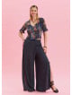 Zipper Detailed Pocket Anthracite Women's High Waist Trousers 4641